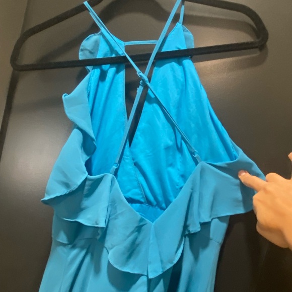 Blue guest long dress - - Picture 5 of 5